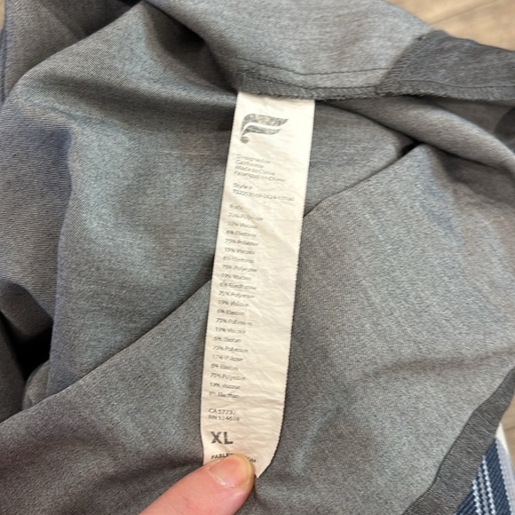Fabletics Feel Good Performance 2 Gray, 1 Navy Scrub Tops XL - Picture 11 of 13